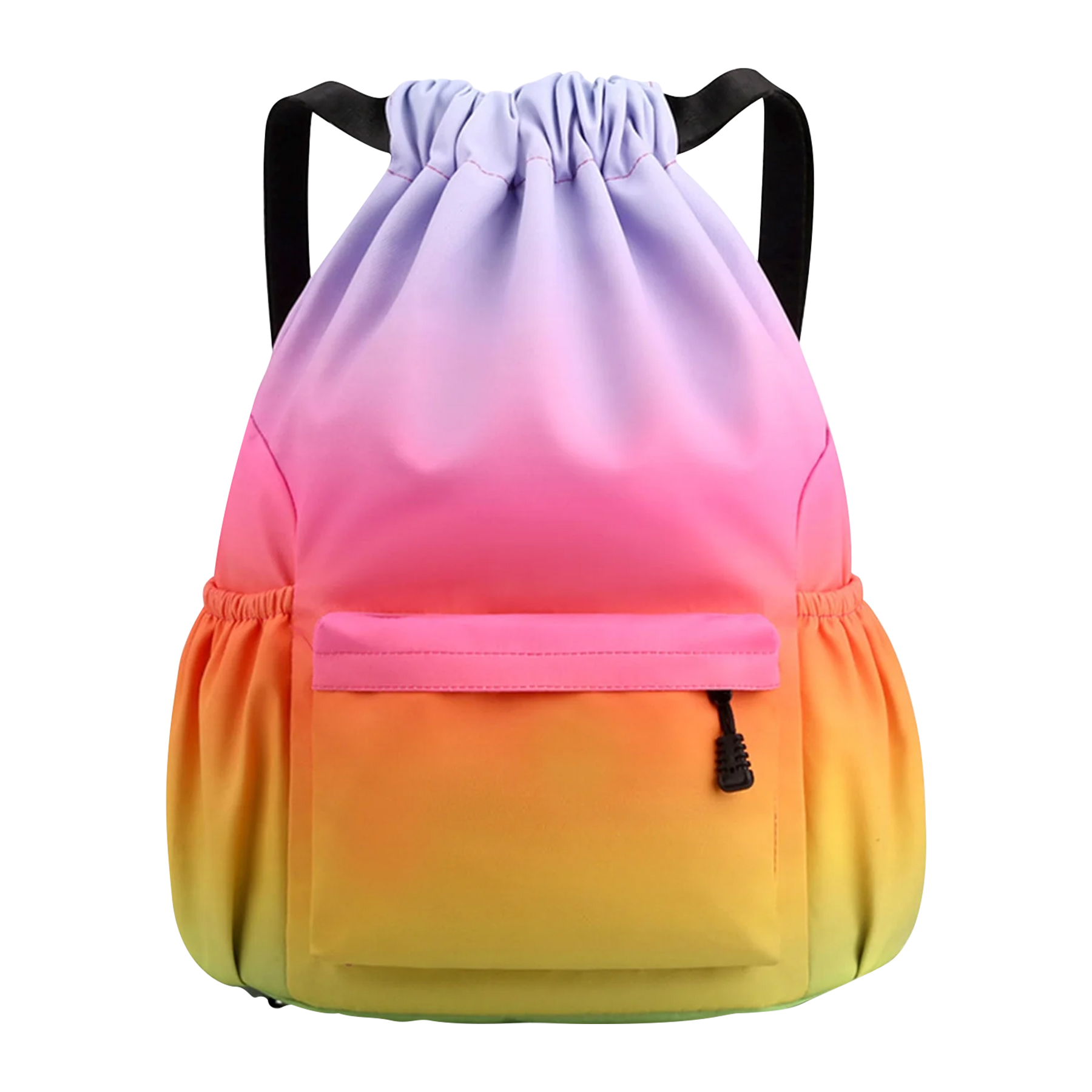 Waterproof Wide Shoulder Straps Colorful Drawstring Sports Backpack 7