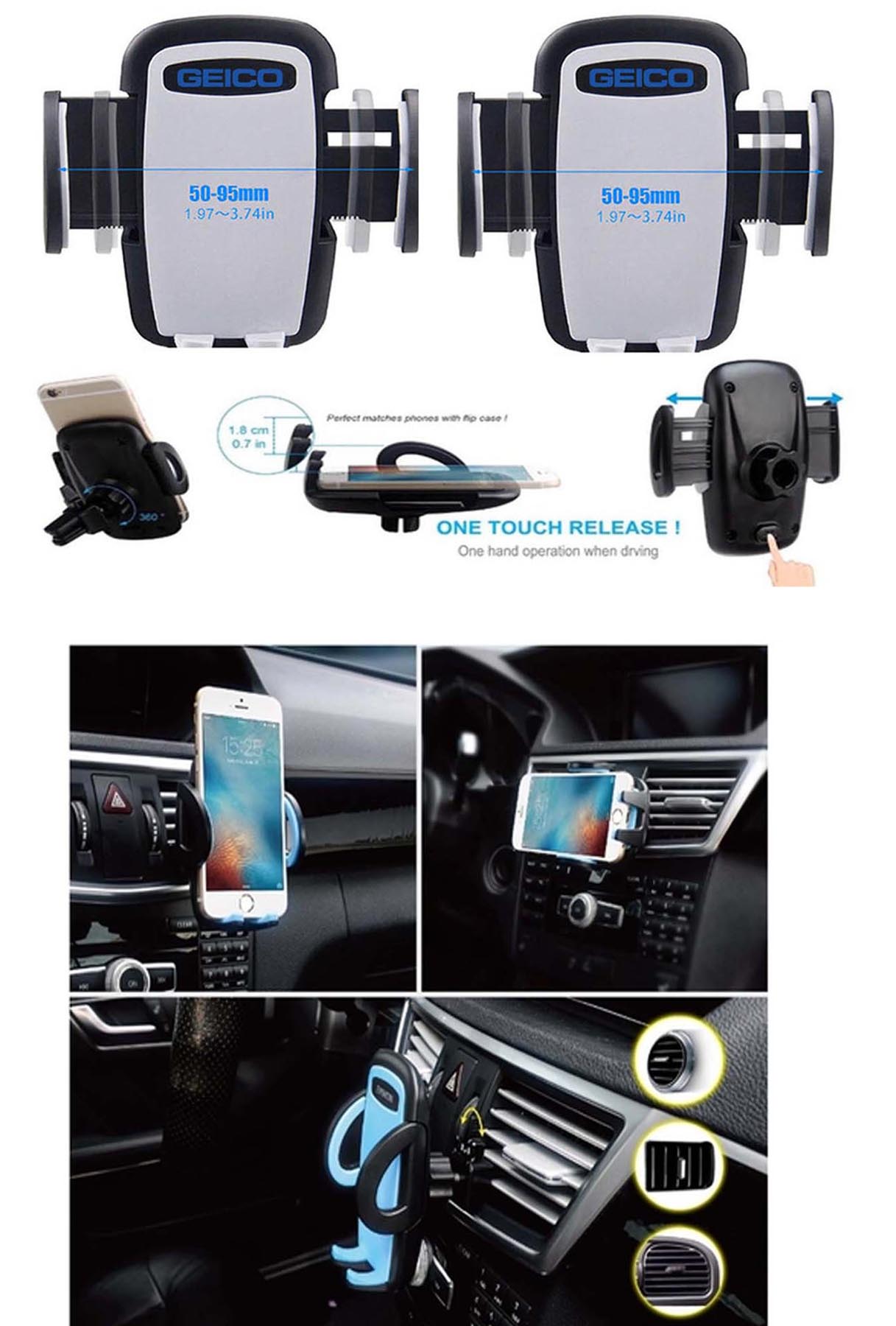 iBank ® Universal Car Phone Mount 1