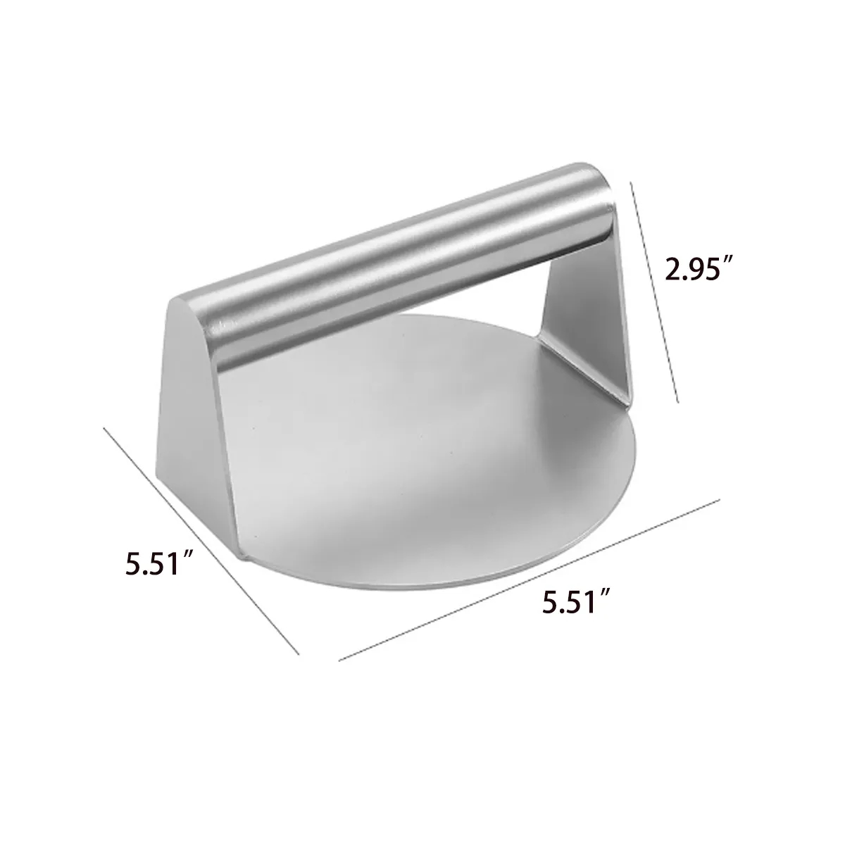 Stainless Steel Meat Press Grill Kitchen Tool Household Mold 5