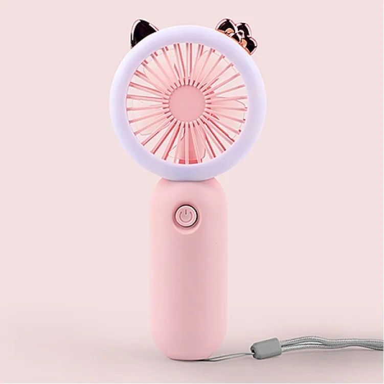 Compact 5-Fold Umbrella with Portable Fan Gift Box Set 11