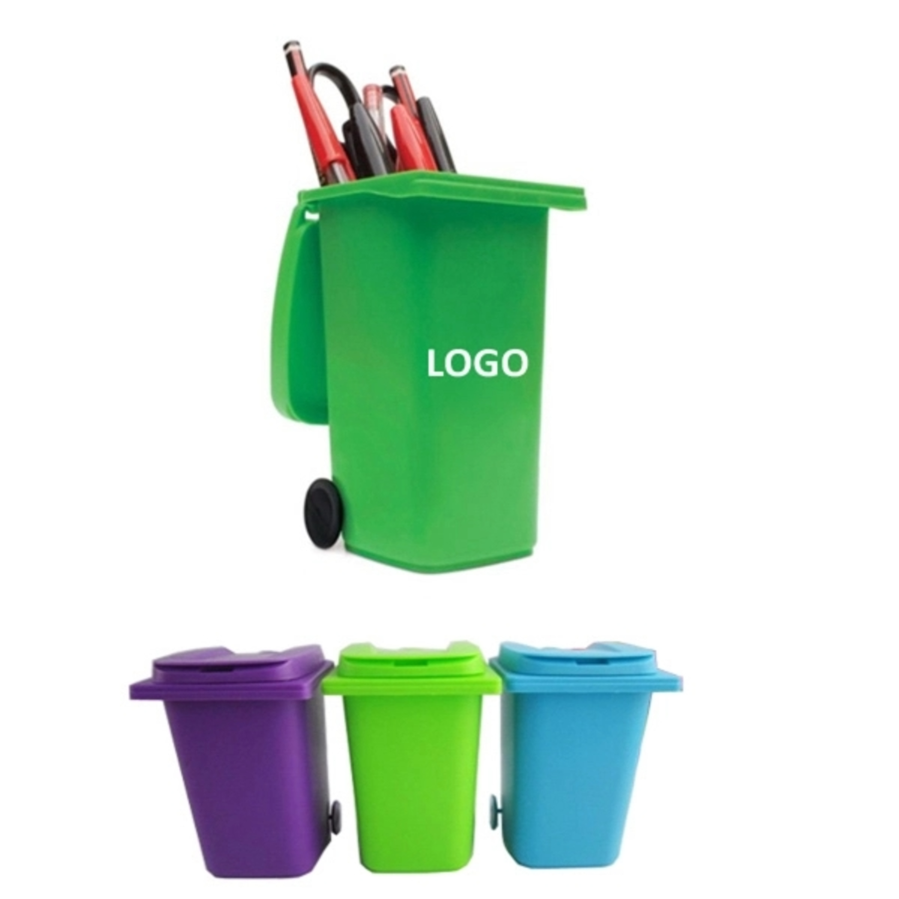 Trash Bin Pen Holder
2