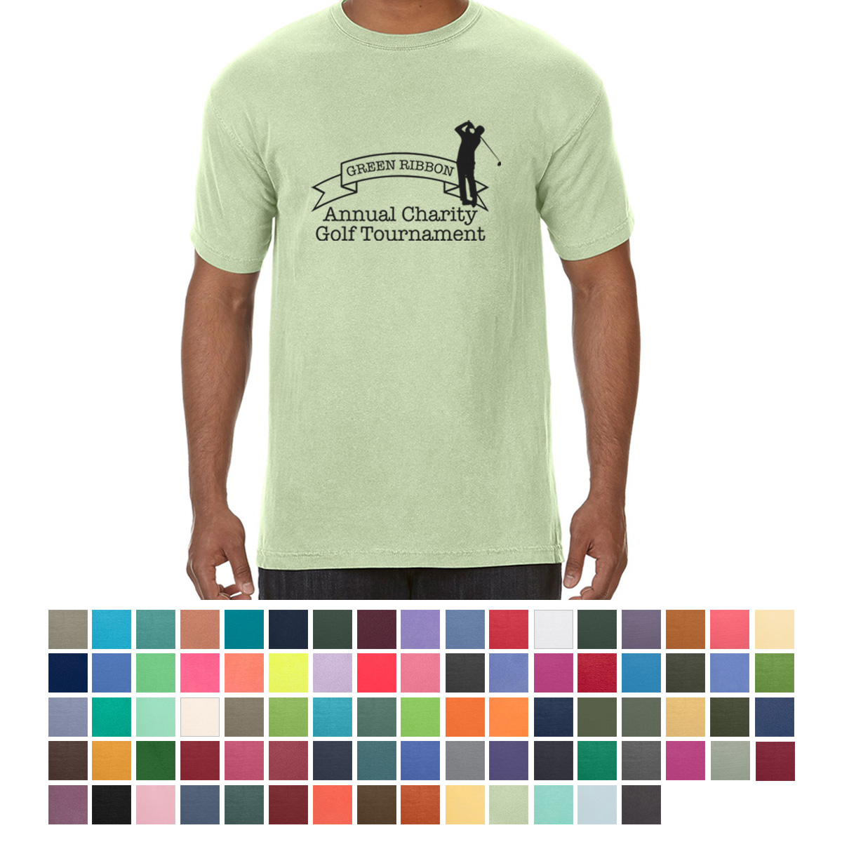 Comfort Colors - Garment Dyed Heavyweight Ringspun Short Sleeve Shirt 74