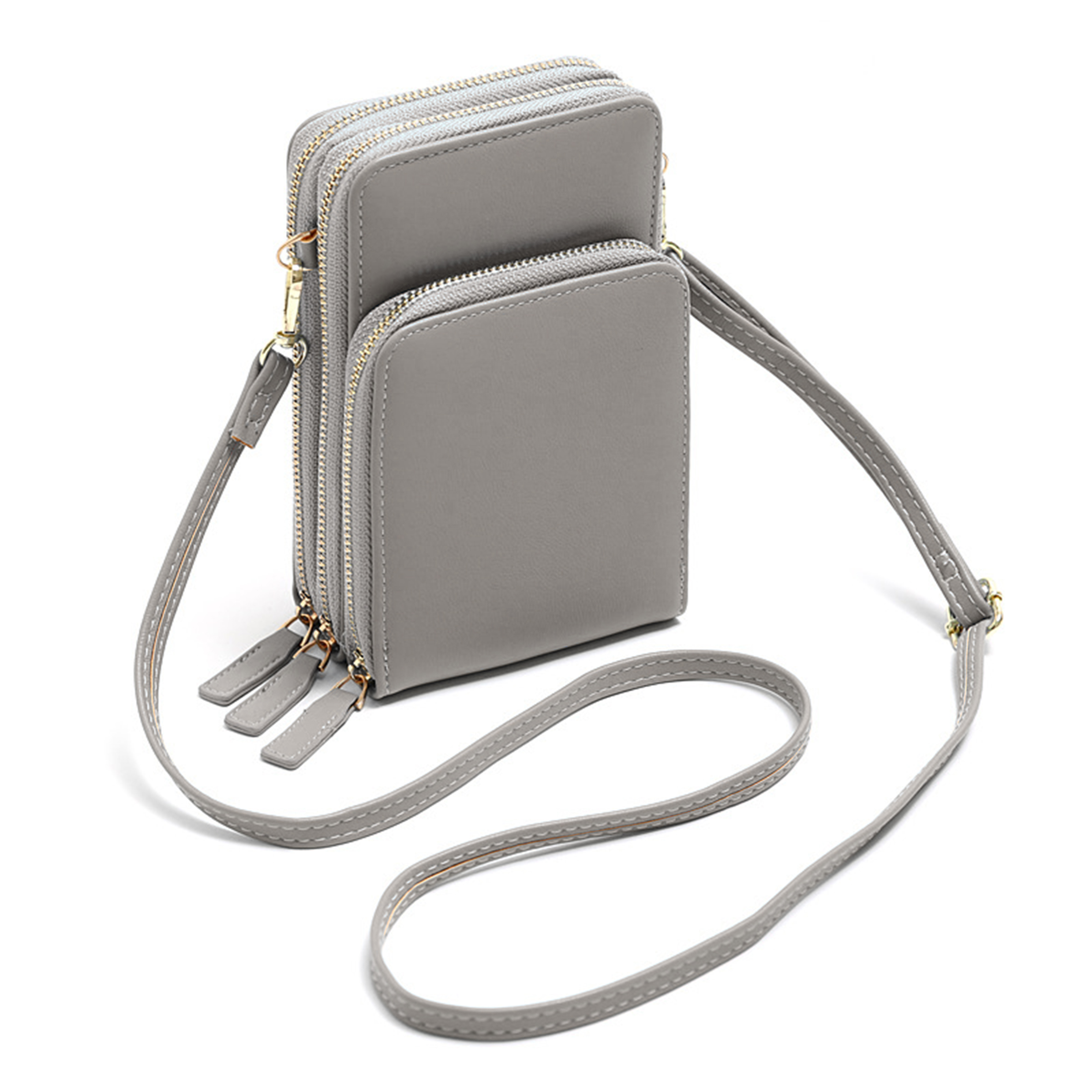 Pu Touch Screen Crossbody Cell Phone Bag 15