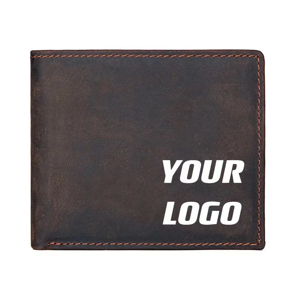 Custom Vintage Genuine Leather Wallet For Men Women 3