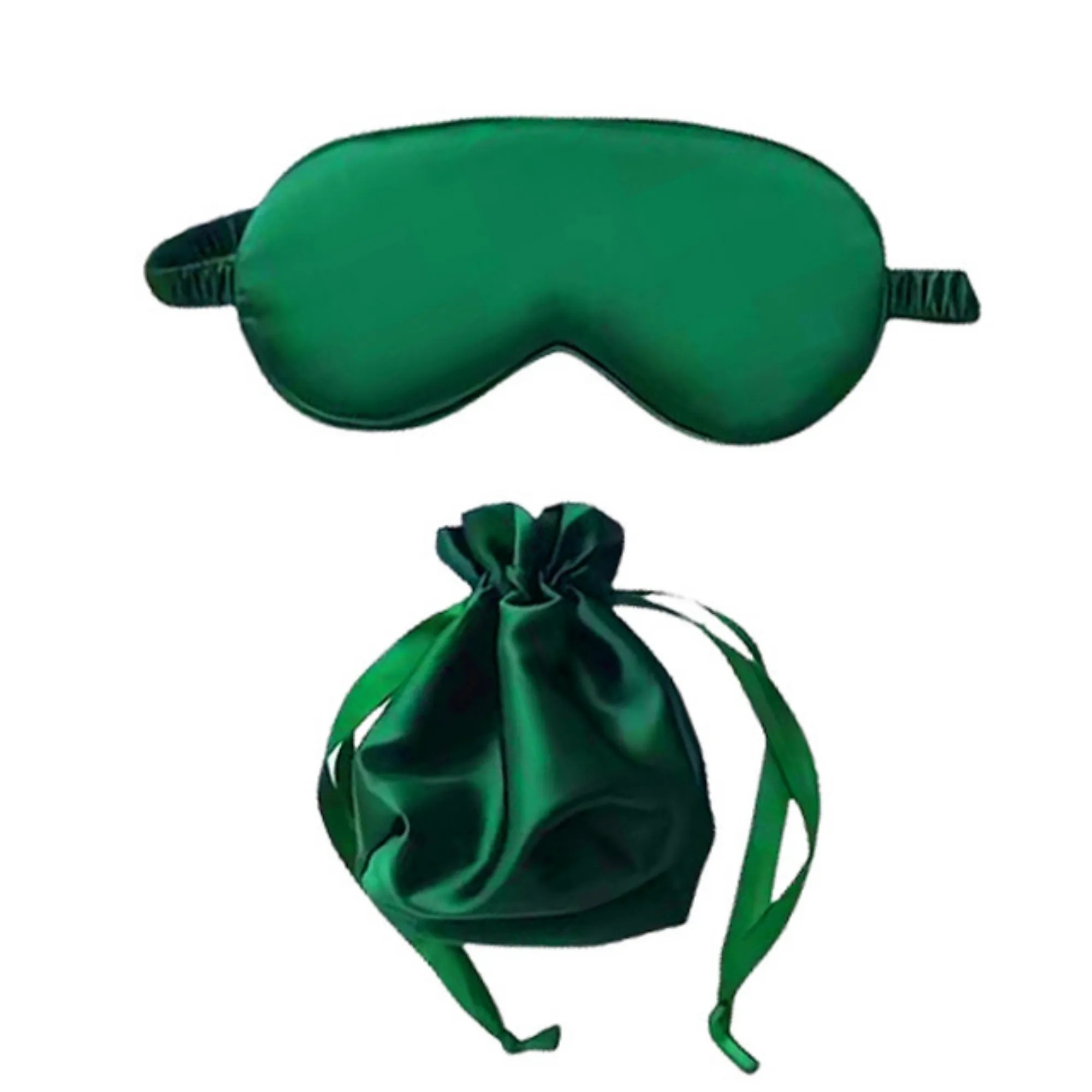 2 Piece Simulated Silk Eye Mask & Storage Bag Set 5