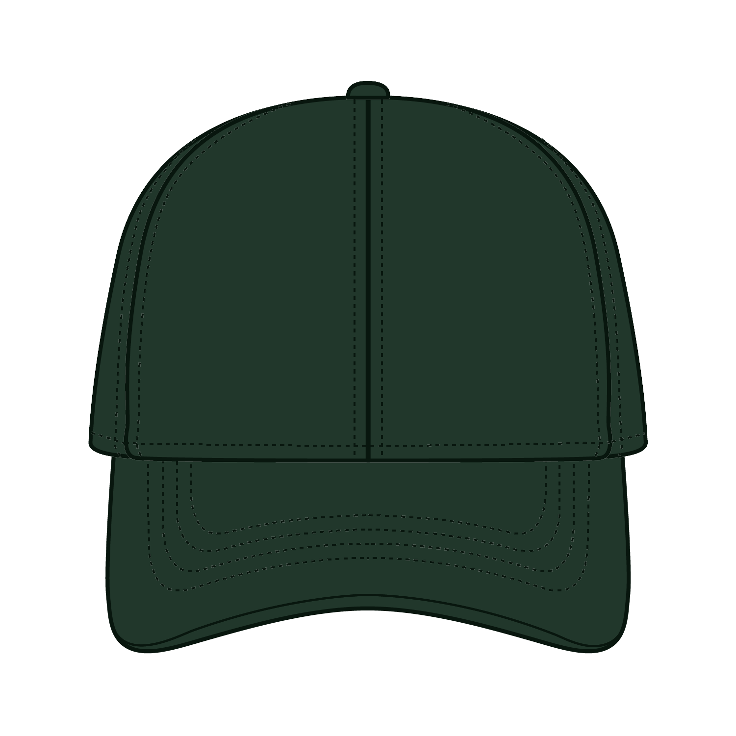 OTTO CAP® 4 Panel Ponytail Cap 7