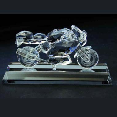 Crystal Sport Motorcycle with Crystal Base 1