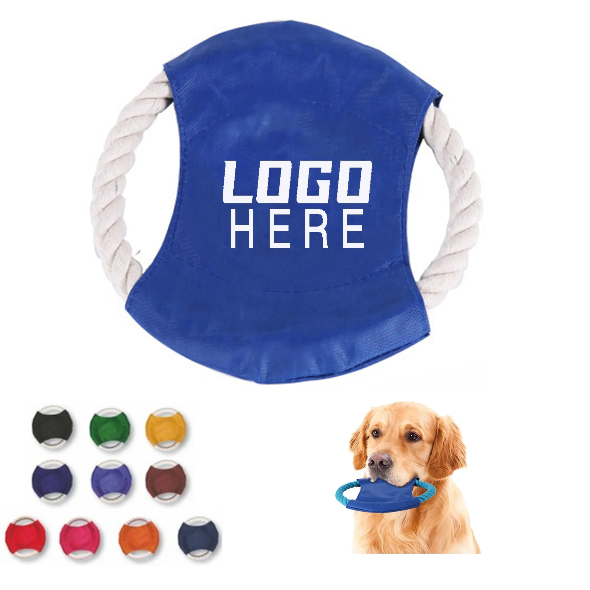 Flying Disc Cotton Rope Dog Pet Toy