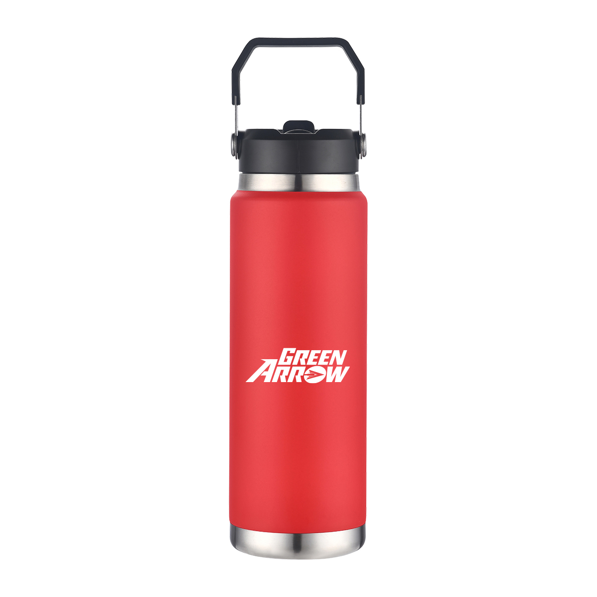 ArticFire 30oz Stainless Steel Vacuum Bottle with Carry Handle and Straw 5
