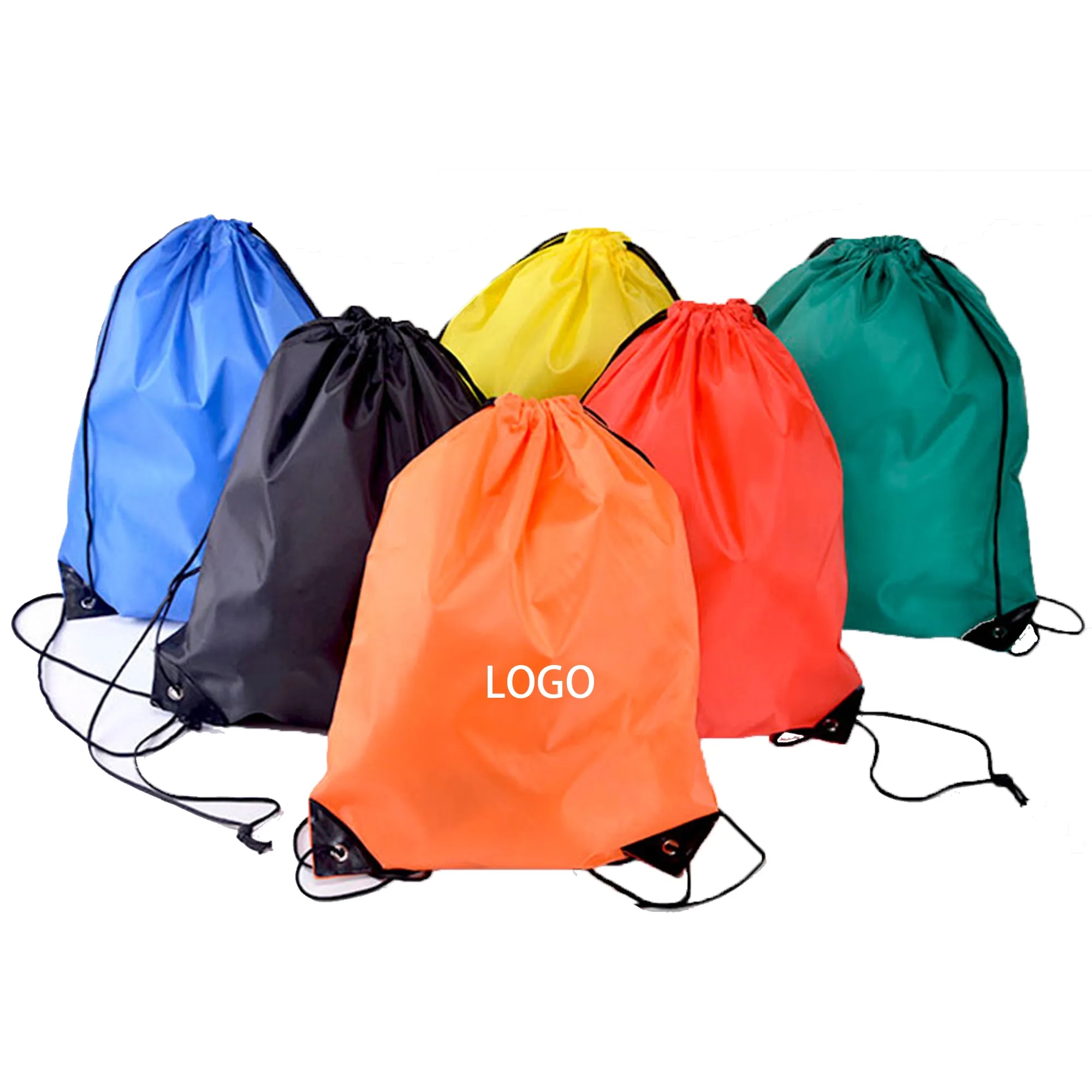 Classical Drawstring Sports Backpack Sack Bags MOQ 50PCS 2