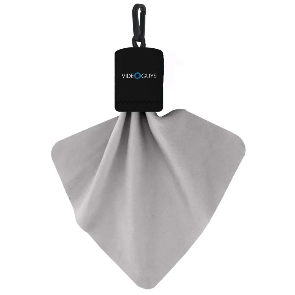 Clip-on Microfiber Lens Cloth Carry Pouch 4
