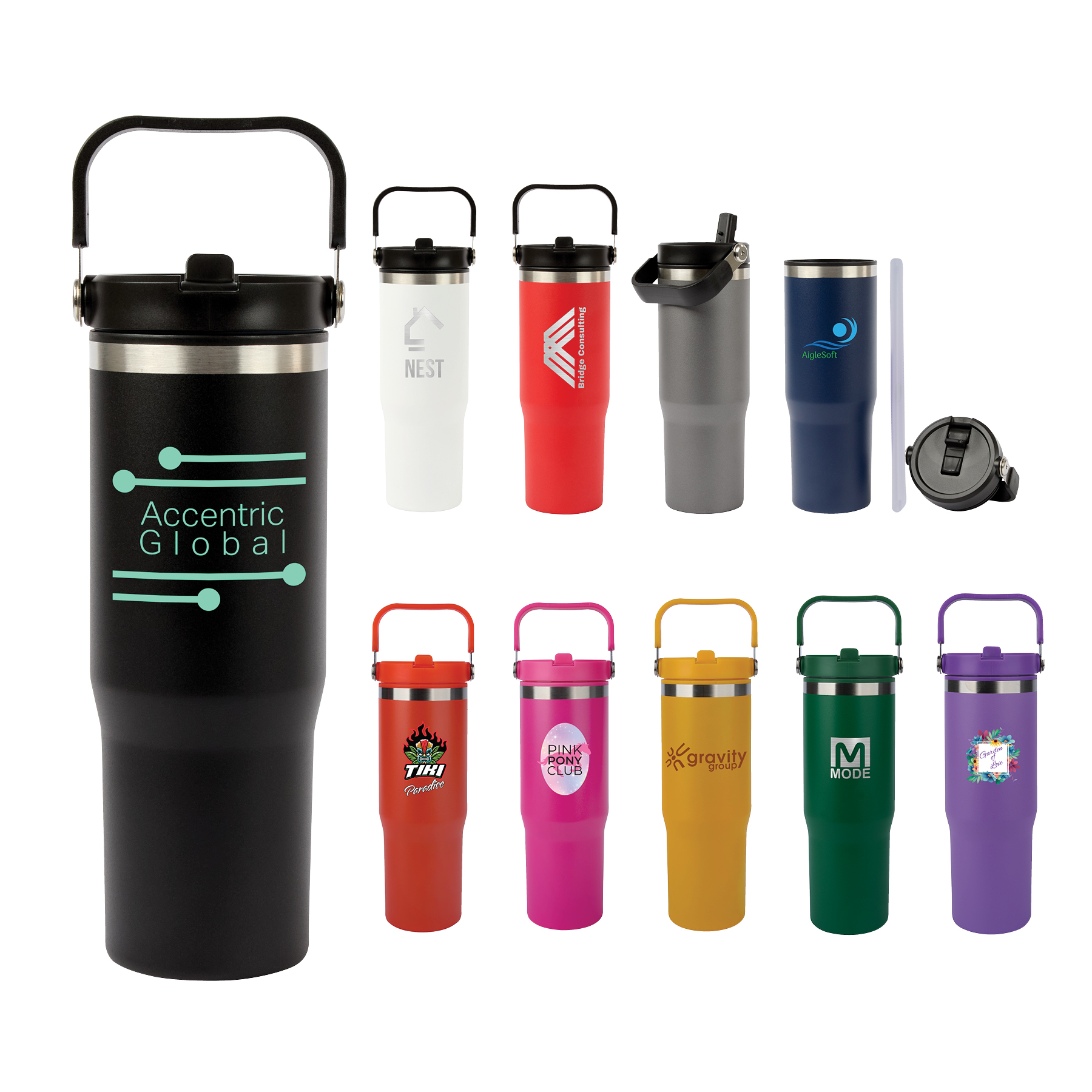 Ebson 30 oz. Steel/PP Liner Water Bottle, custom water bottle with logo imprint 32