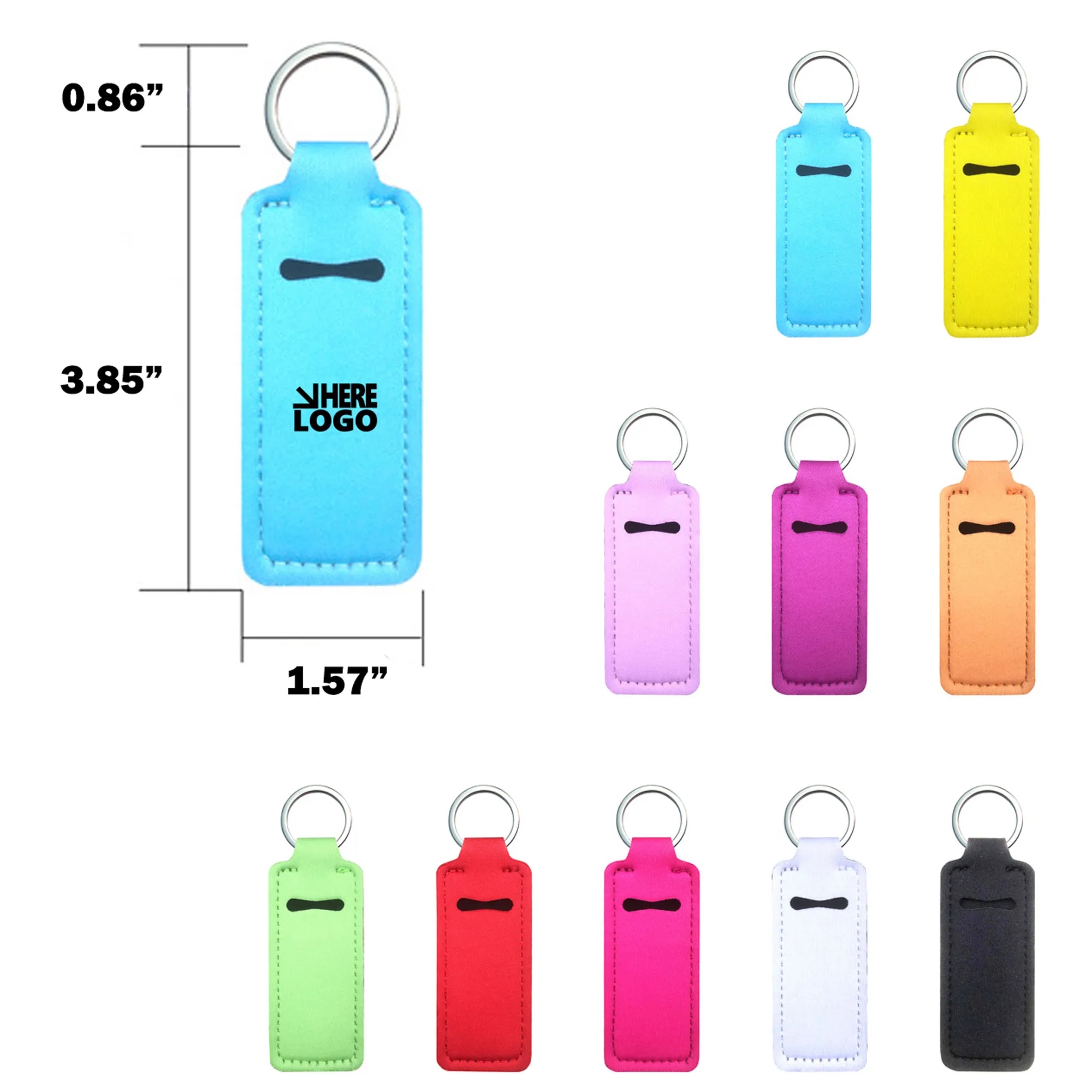 Outdoor Portable Lipstick Bag Pendant Keychain 2