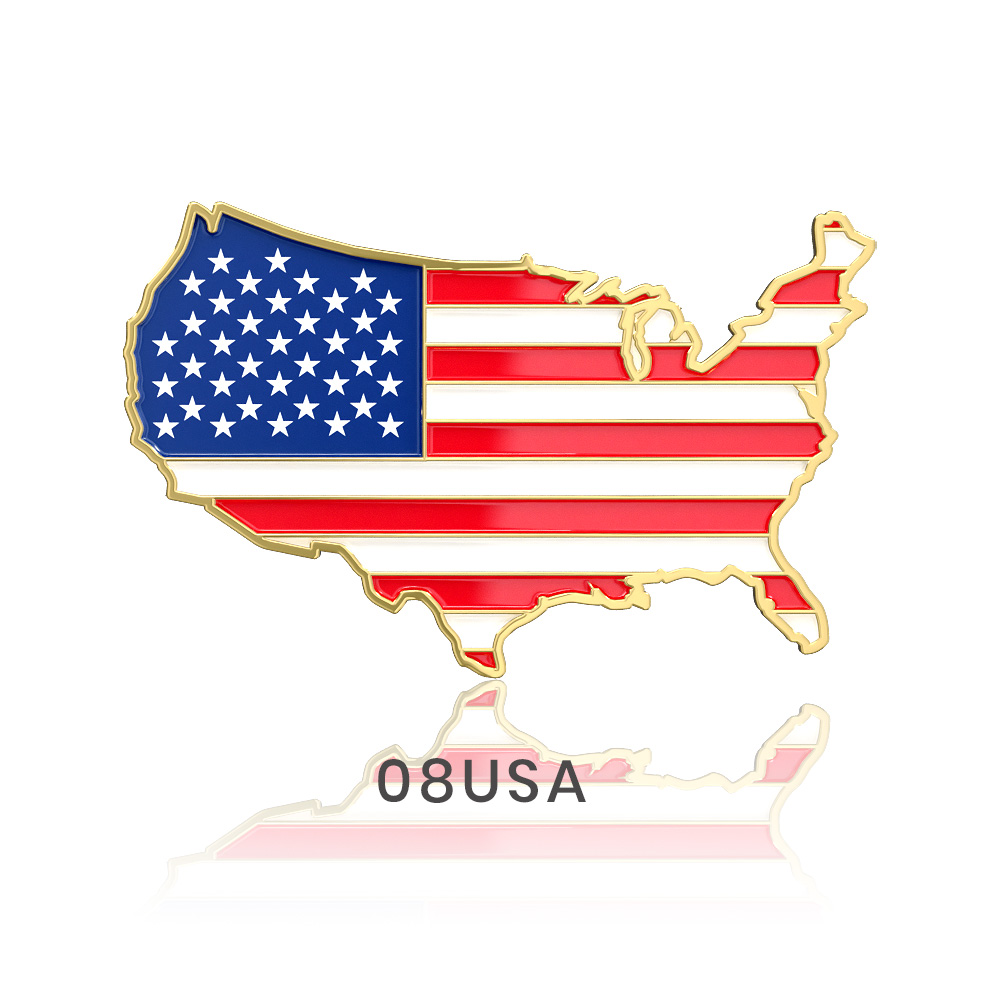 1" Stock Flag Pins 6