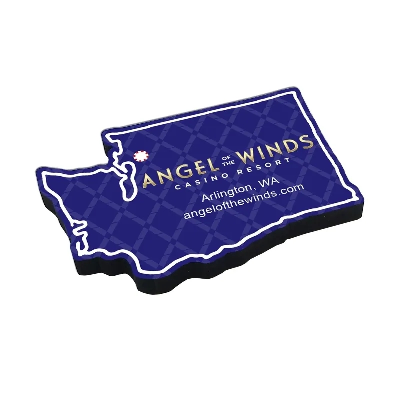 1/4" Custom Recycled-Wood Magnets - Made in USA 8