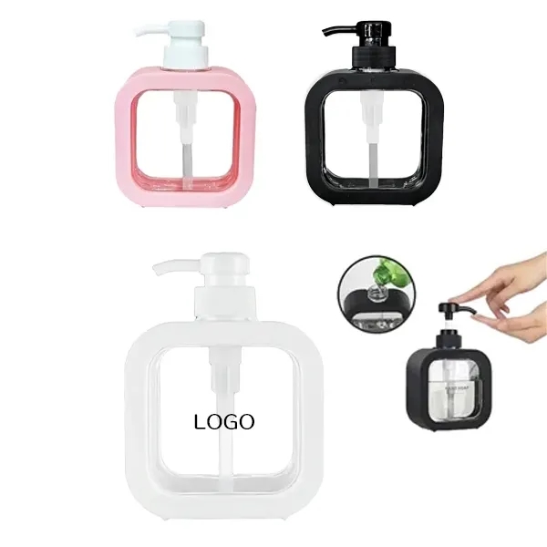 10oz Translucent Plastic Pump Bottle 1