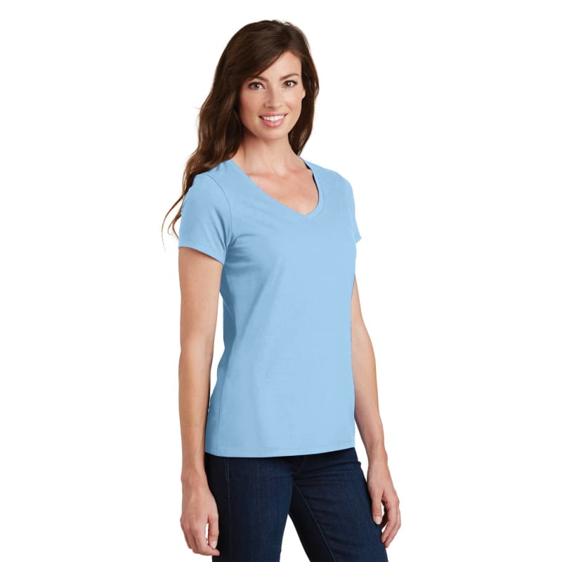 Port & Company Women's Fan Favorite V-Neck Tee. 115