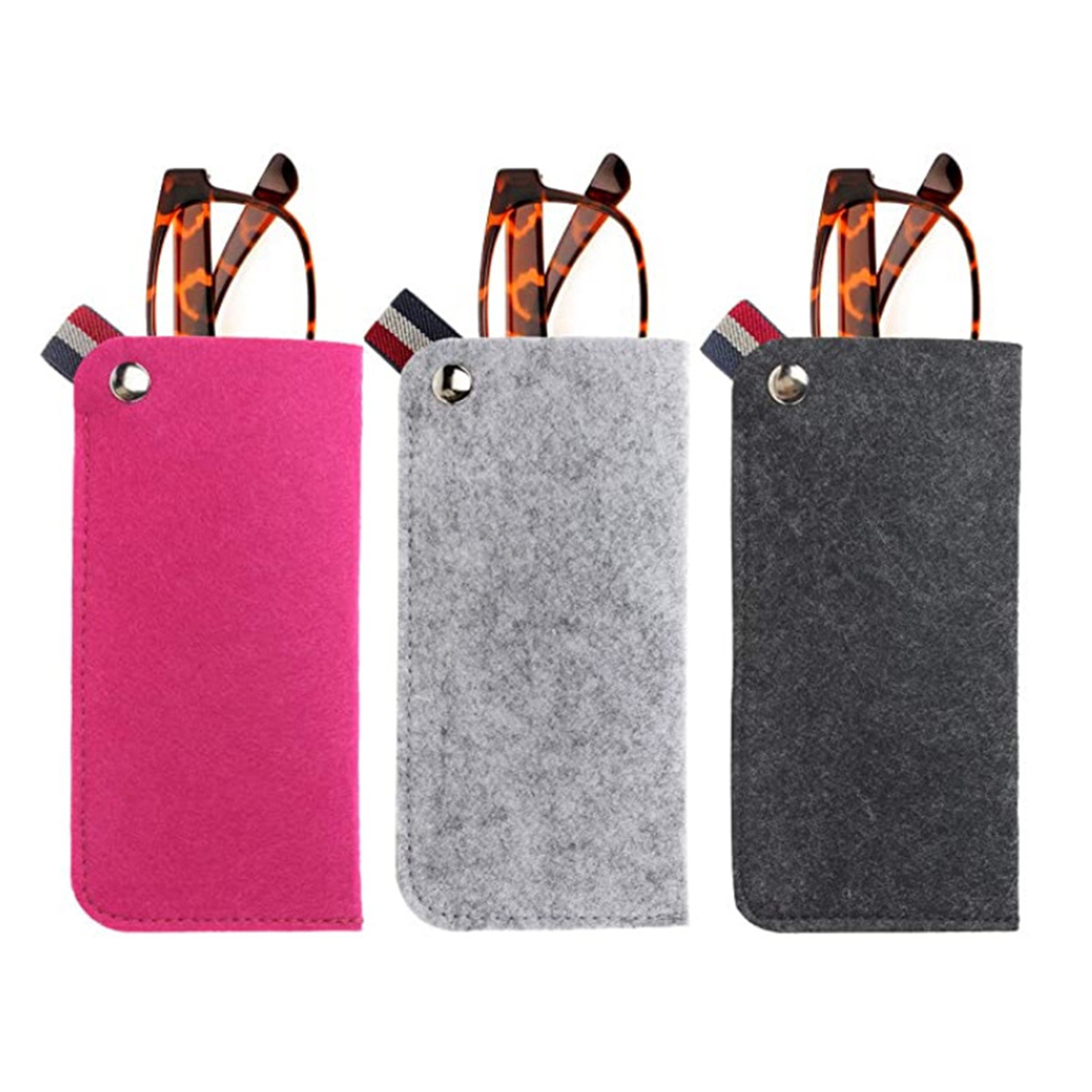 Portable Felt Eyeglasses Cases 3
