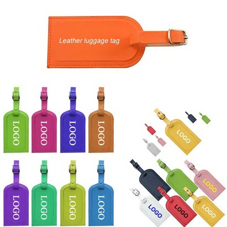Leather Luggage Tag 1