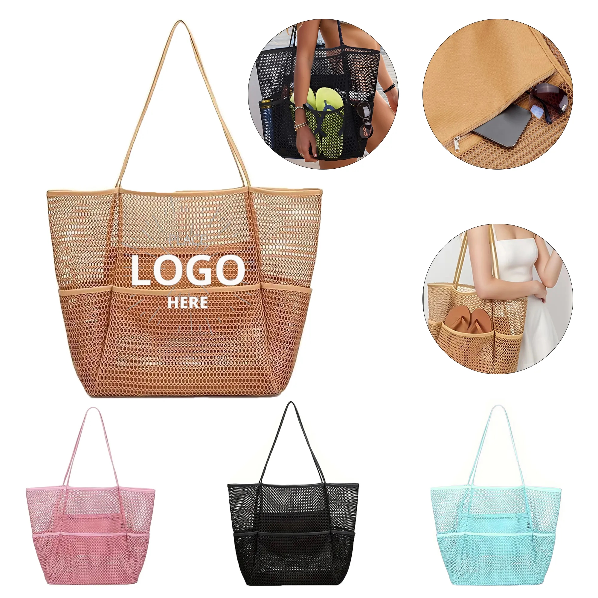 Double Mesh Beach Bag 6