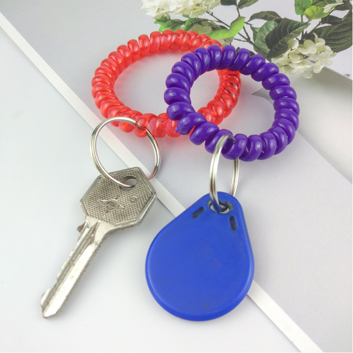 Wrist Coil Ring Keychain 3