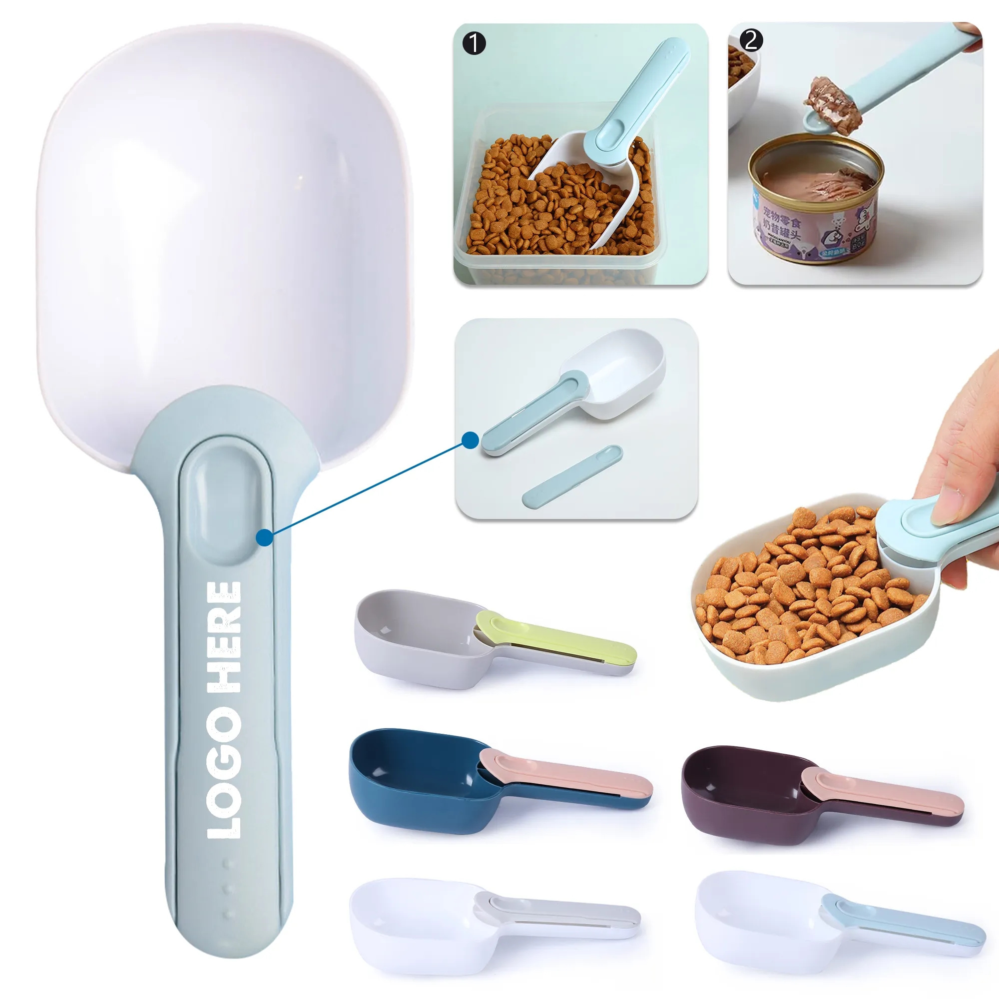 Pet Dog Cat Food Spoon 3