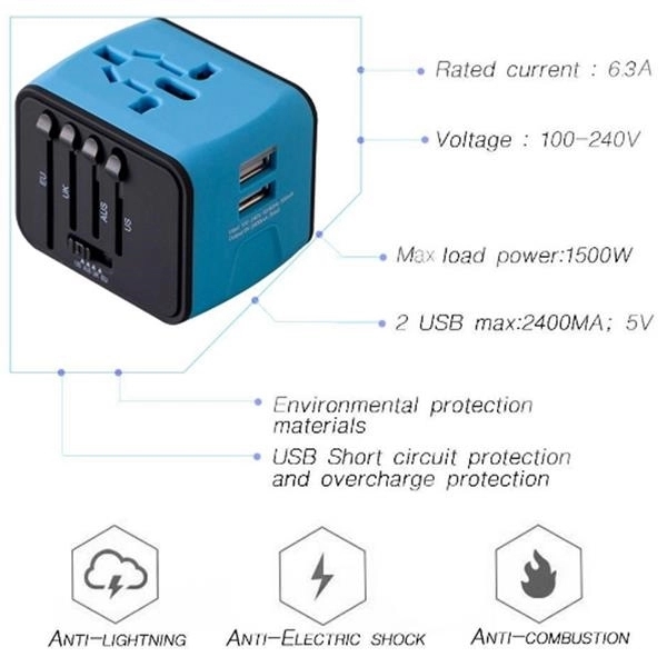 Hot Selling Universal Travel Adapter 3