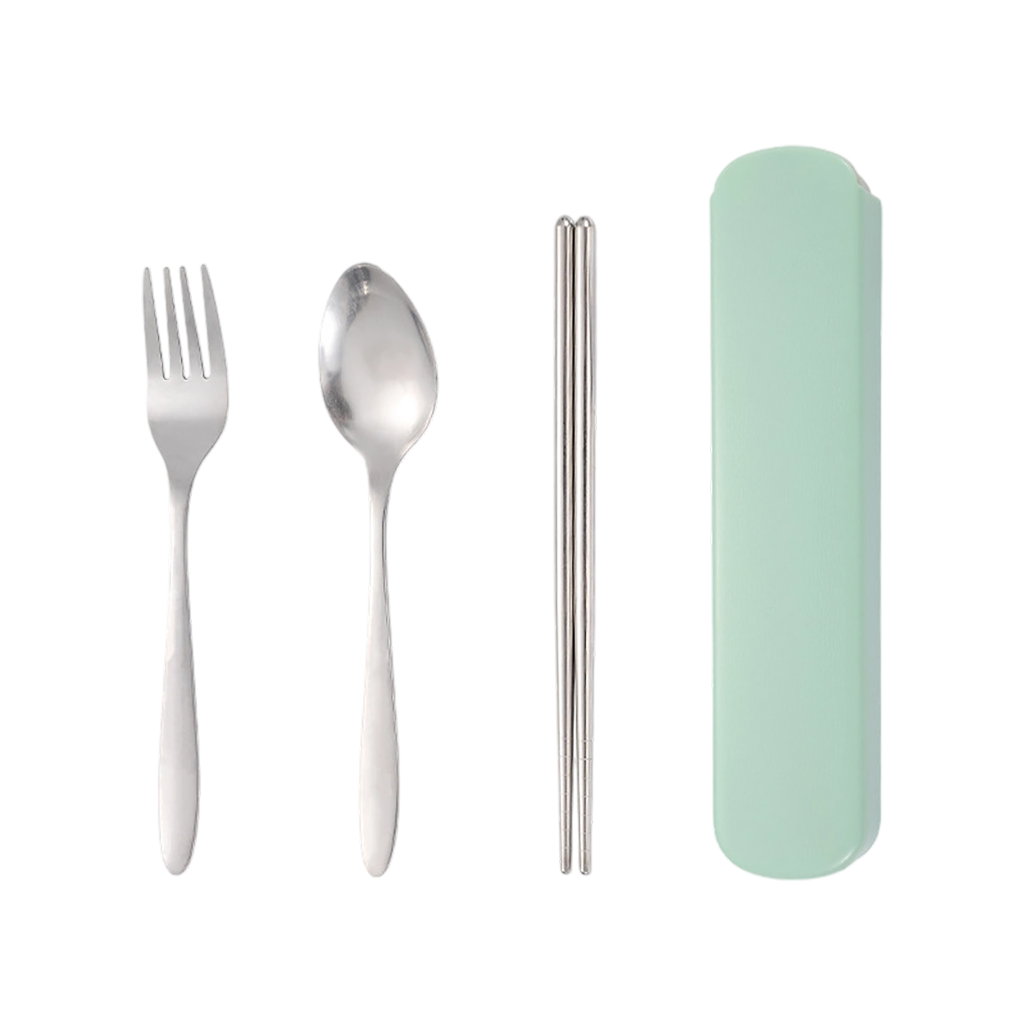 Stainless Steel Cutlery Set With Spoon Fork Knife And Portable Box 5