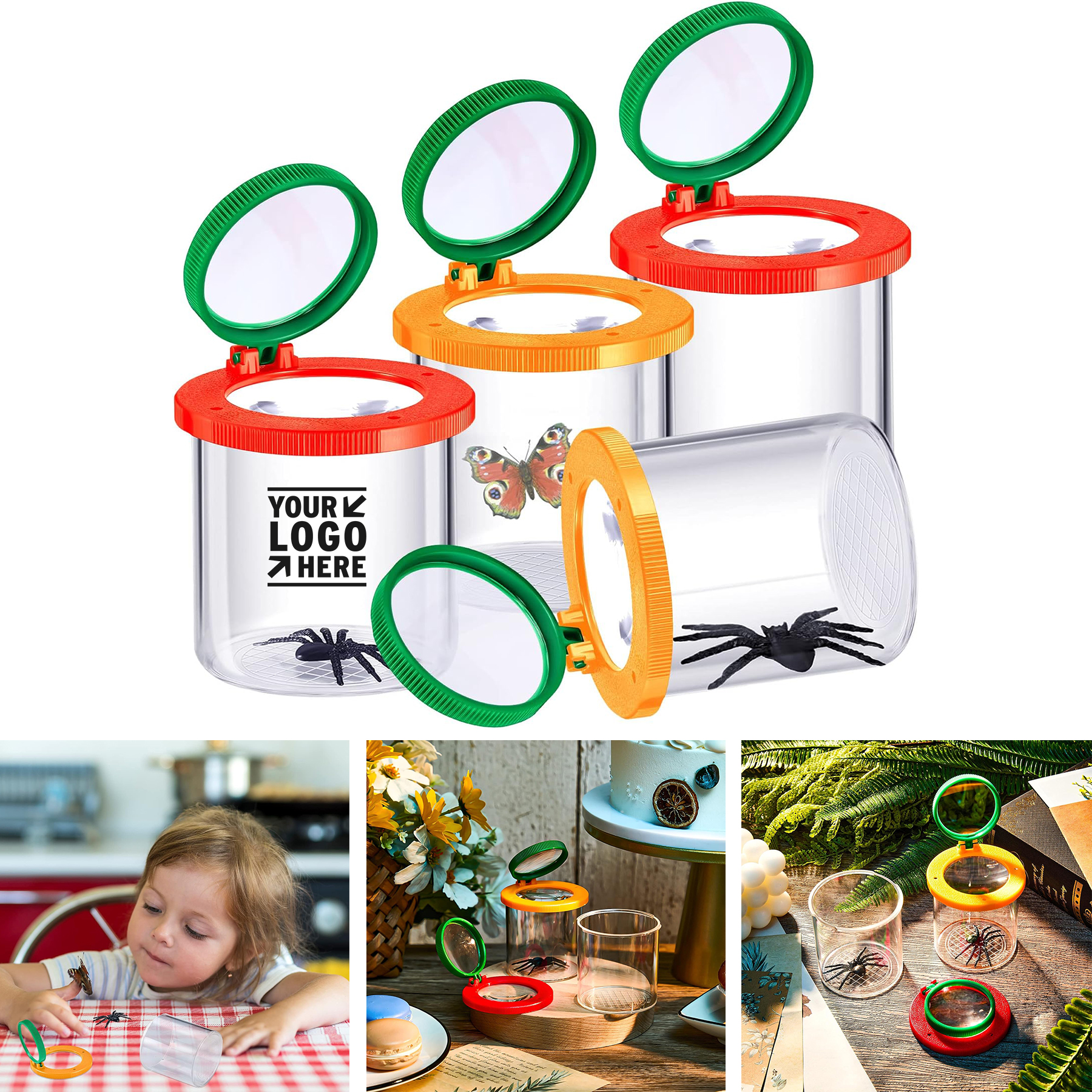 Bug Viewer Jar Magnifier Backyard Explorer Insect Catcher Science Kit for Kids Critter Cage Box 2