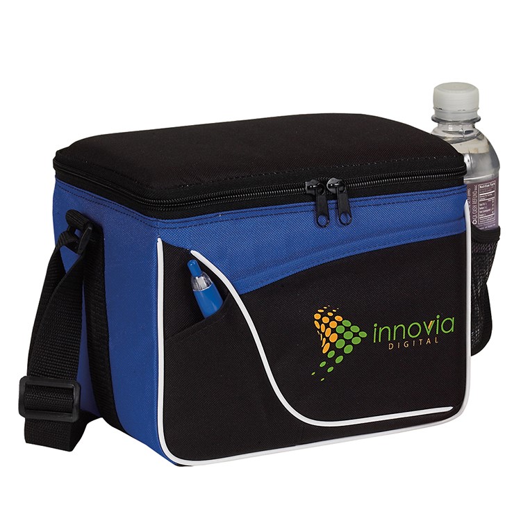 Wavy Two-Tone Insulated 6 Pack Cooler 9