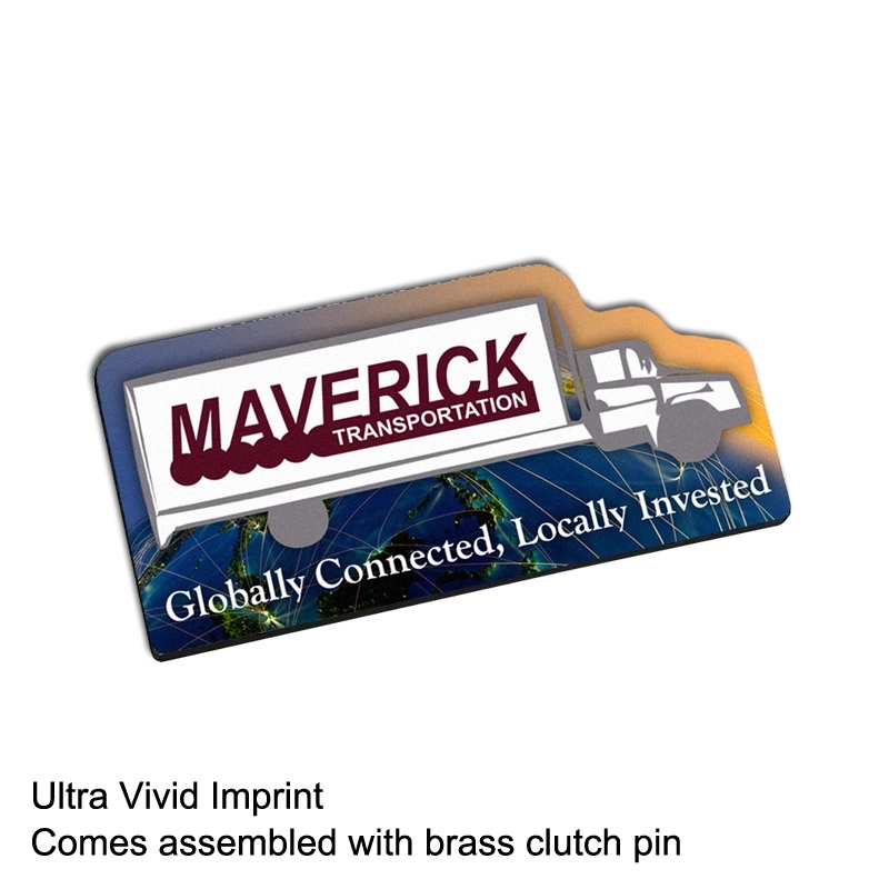 Ultra Vivid Recycled Wood Lapel Pins 2