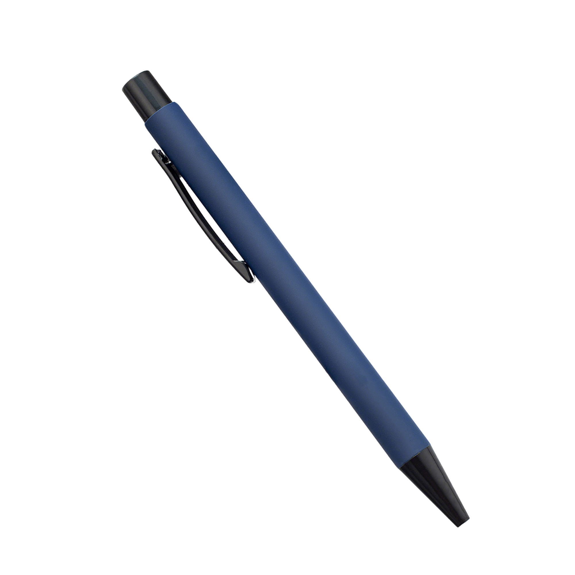 Metal Clip Ballpoint Pen With Colored Barrel 3