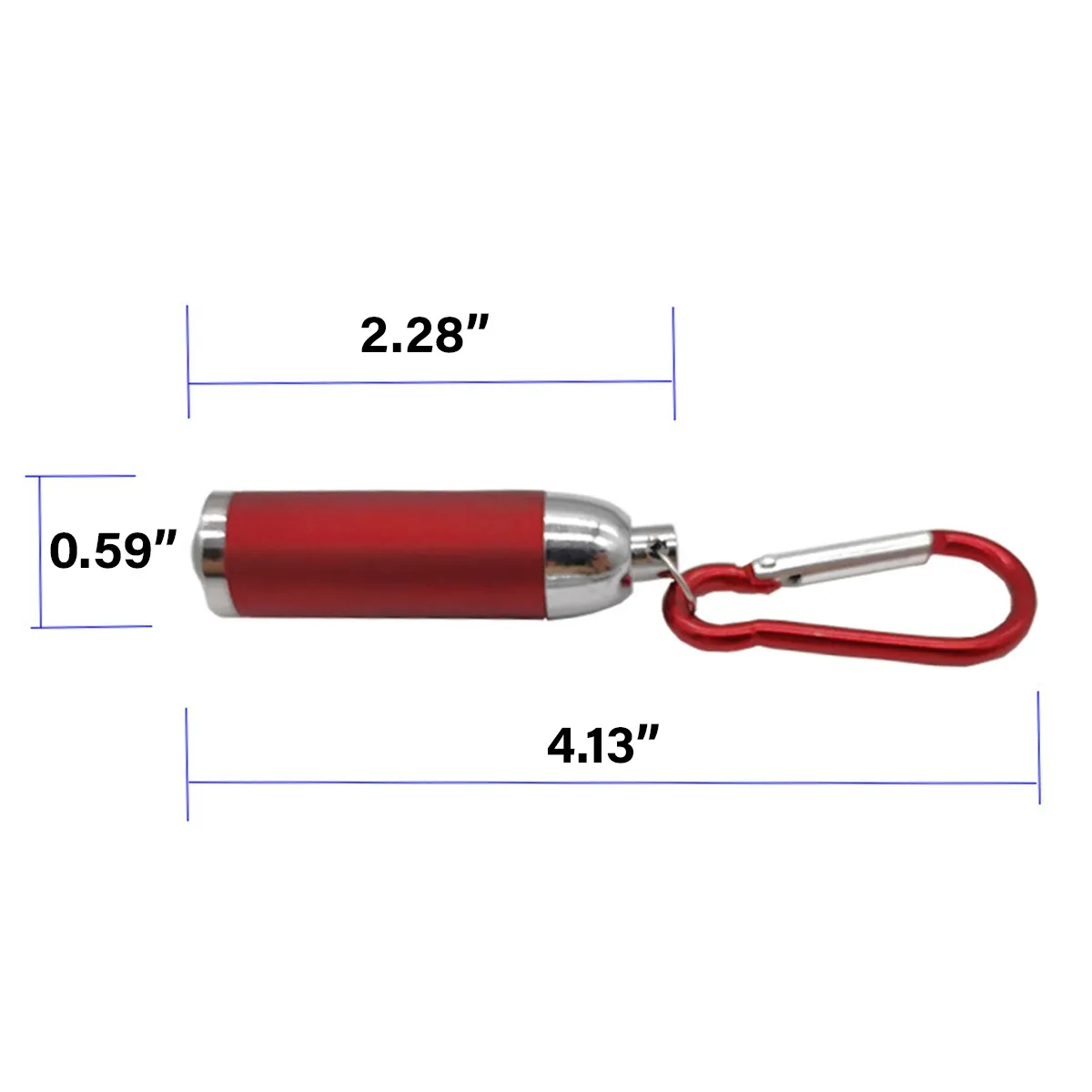 Mini LED Flashlight Keychain Portable Lightweight Outdoor 5