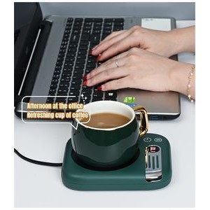 Digital Display Three Temperature Settings Desk Cup Heater 5