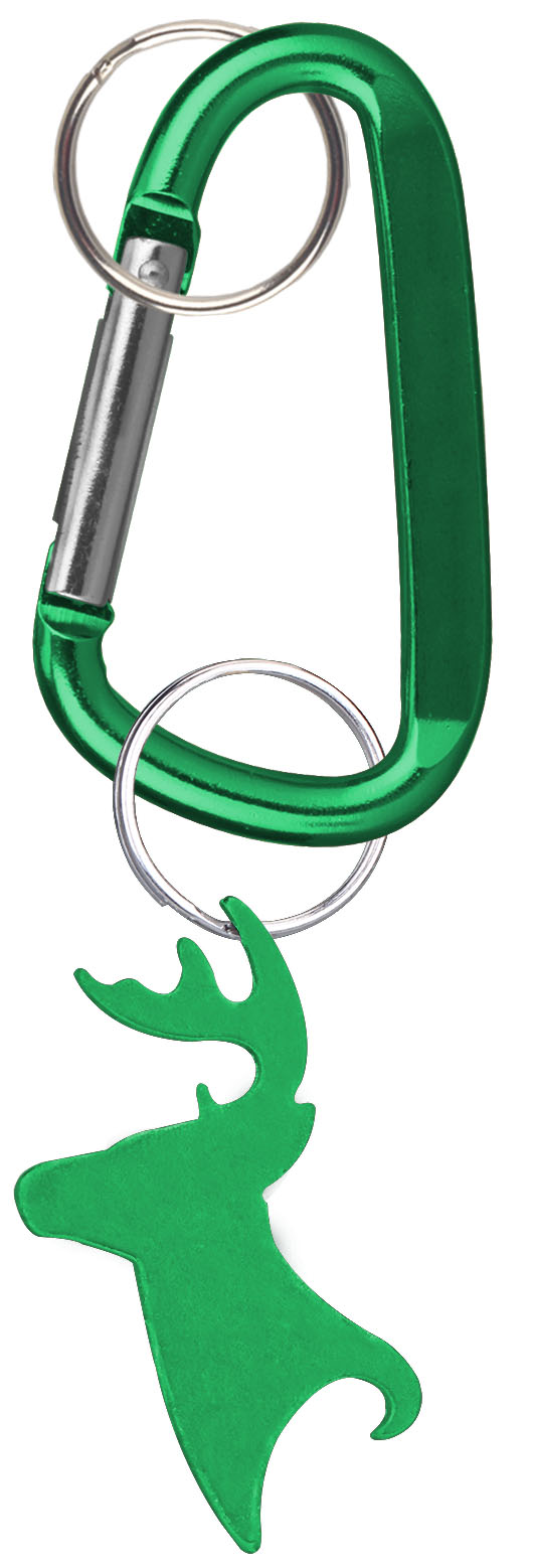 Big Buck Shaped Bottle Opener Key Holder and Carabiner 7