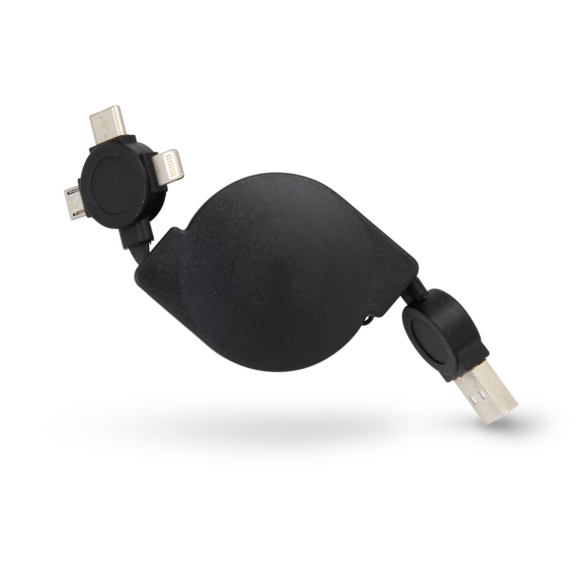 Retractable 3-in-1 Charger Cable 2