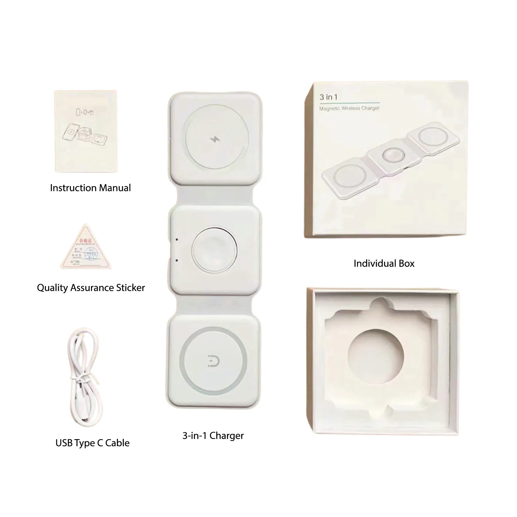 3-in-1 Foldable Travel Charging Station 5