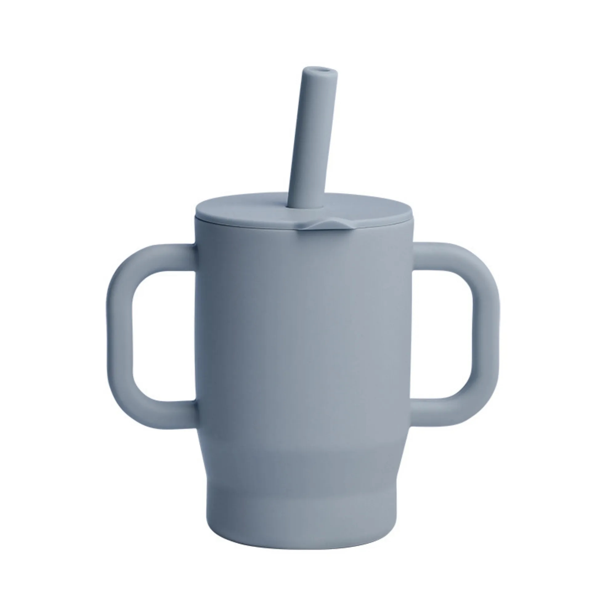 Silicone Baby Straw Handle Sippy Cup 3