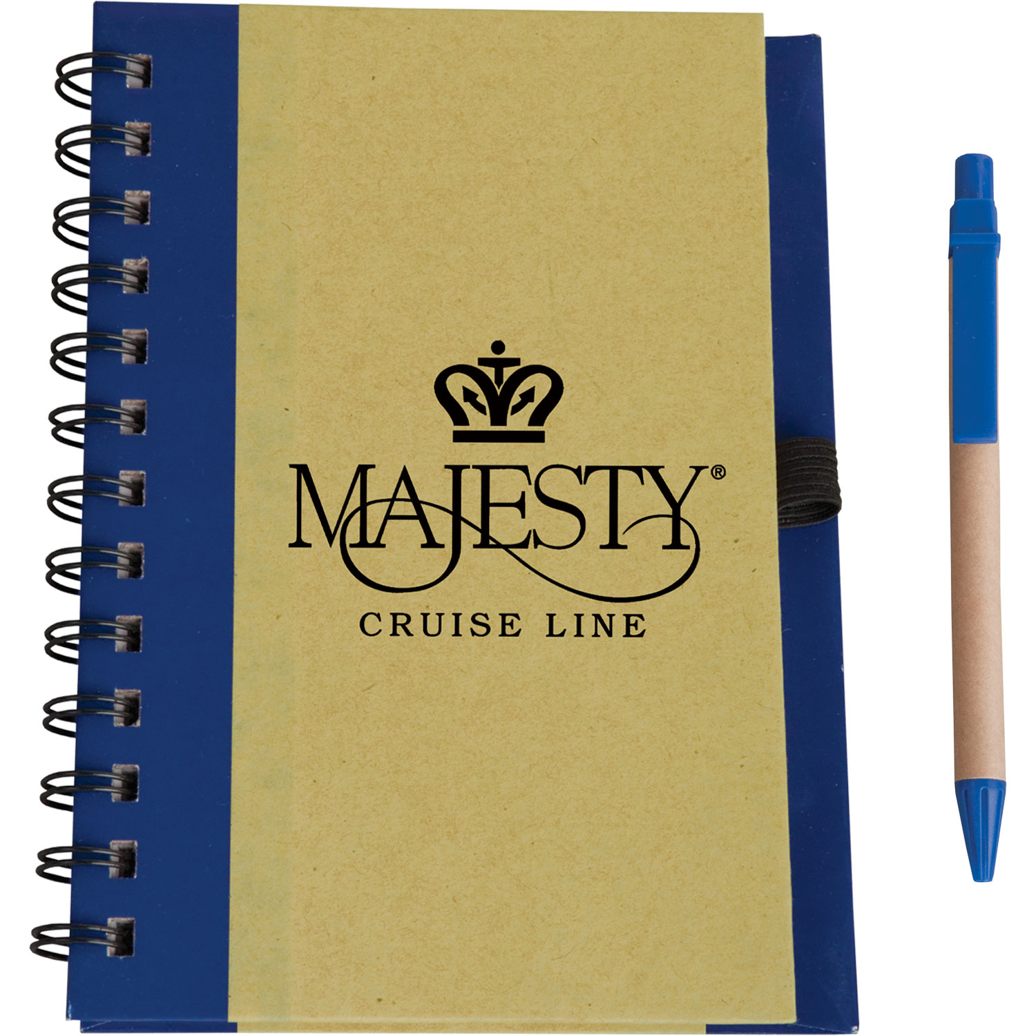 Eco Spiral Notebook with Eco Paper Barrel Pen 6