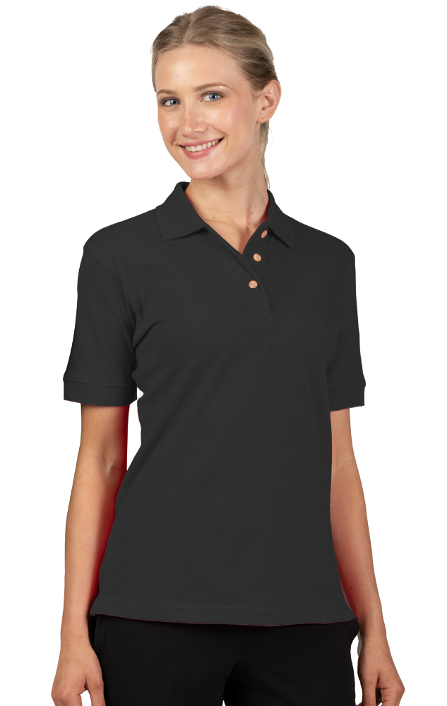 Ladies' 100% Cotton Pique Polo 19