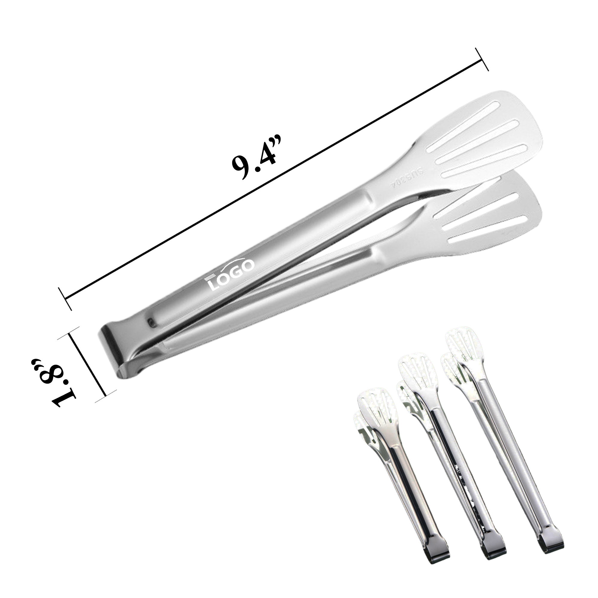 Stainless Steel BBQ Tongs 2