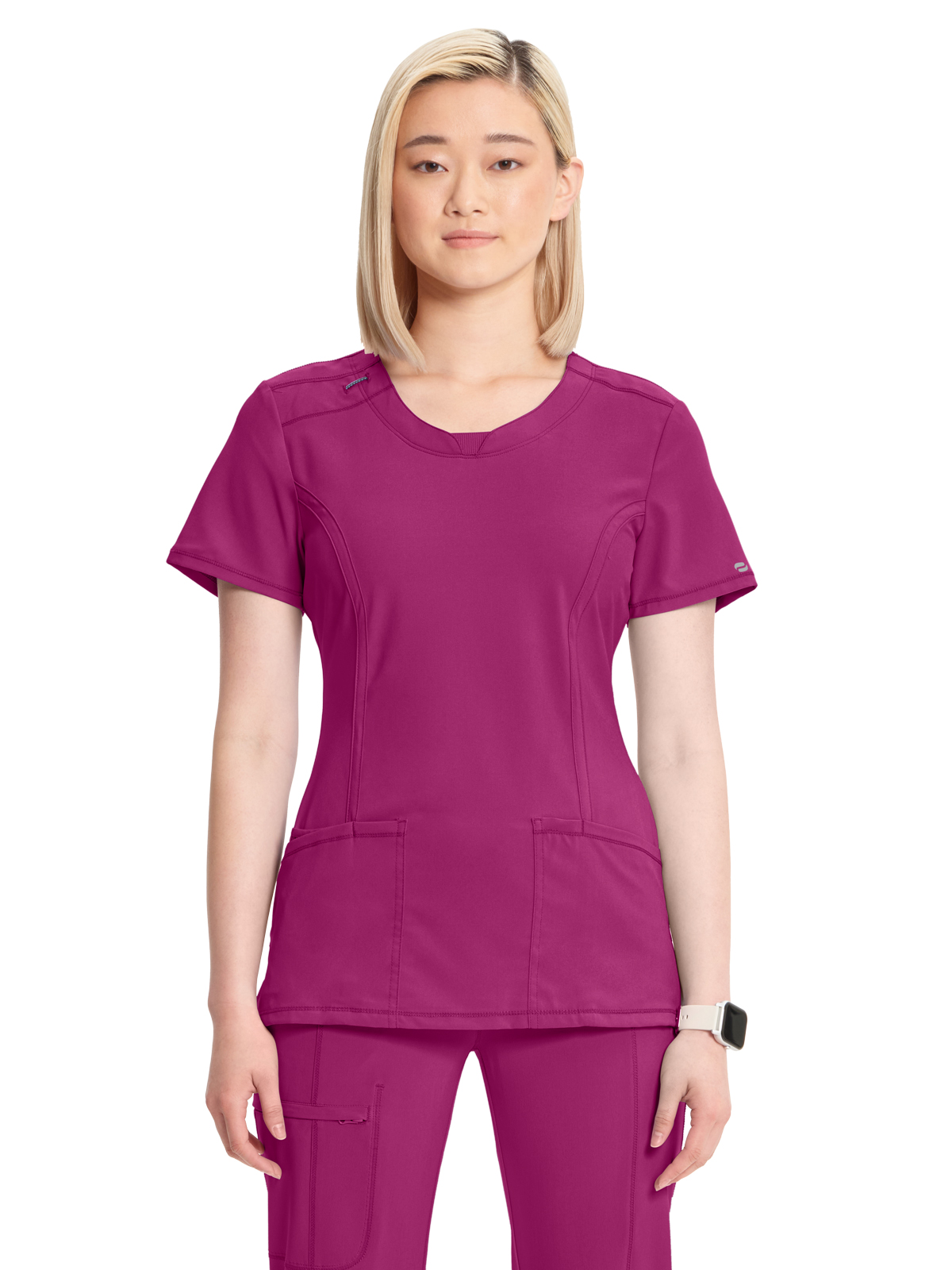Infinity - Women's 3-Pocket Round Neck Top 122