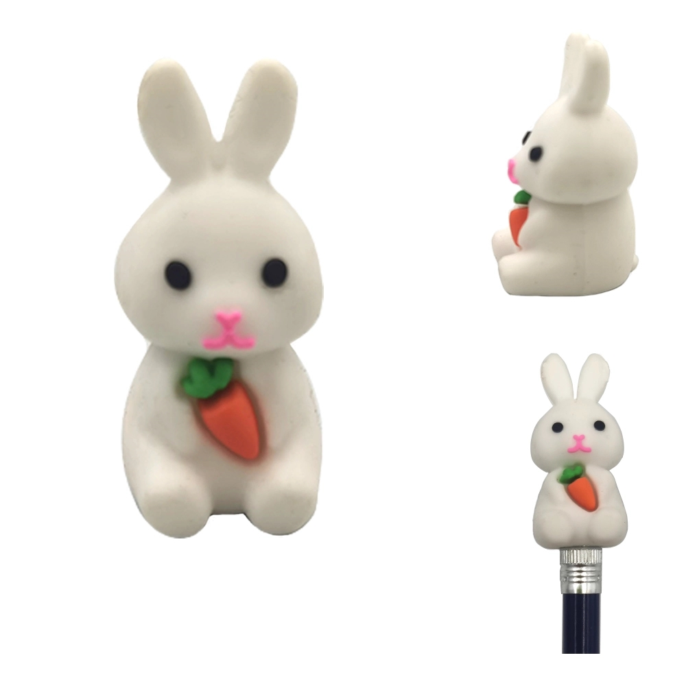 Custom shape Pencil Caps Pen Toppers Eraser 2