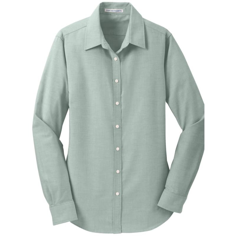 Port Authority Ladies SuperPro Oxford Shirt. 8