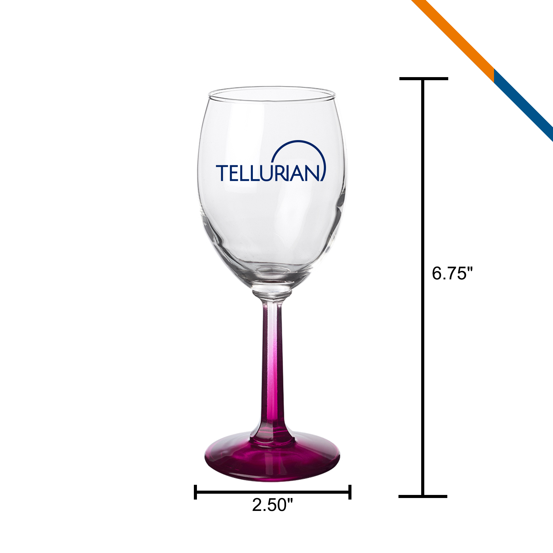 Libbey Pedia Wine Glasses - 6.5 OZ. 6