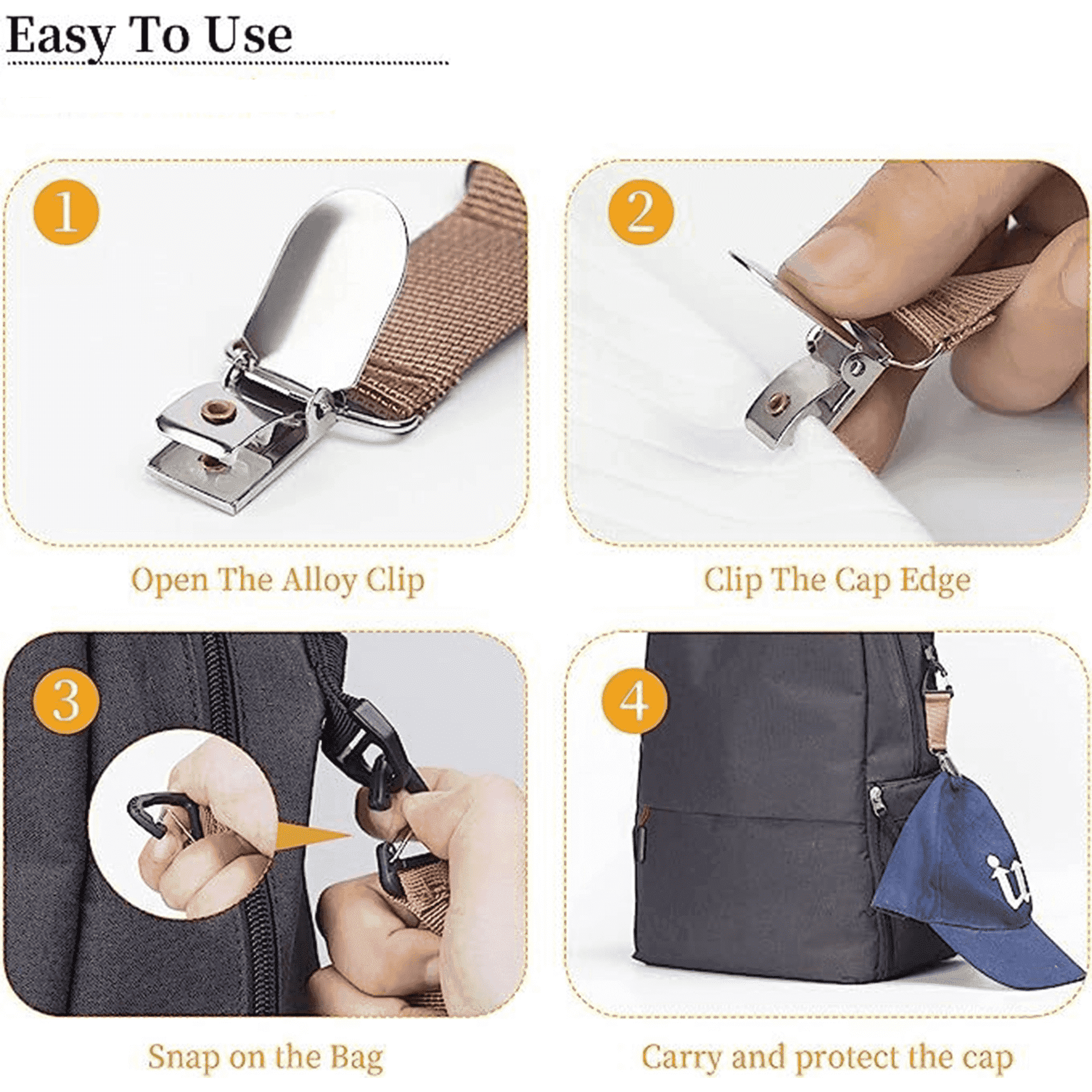 Travel Hat Clip Keychain 4