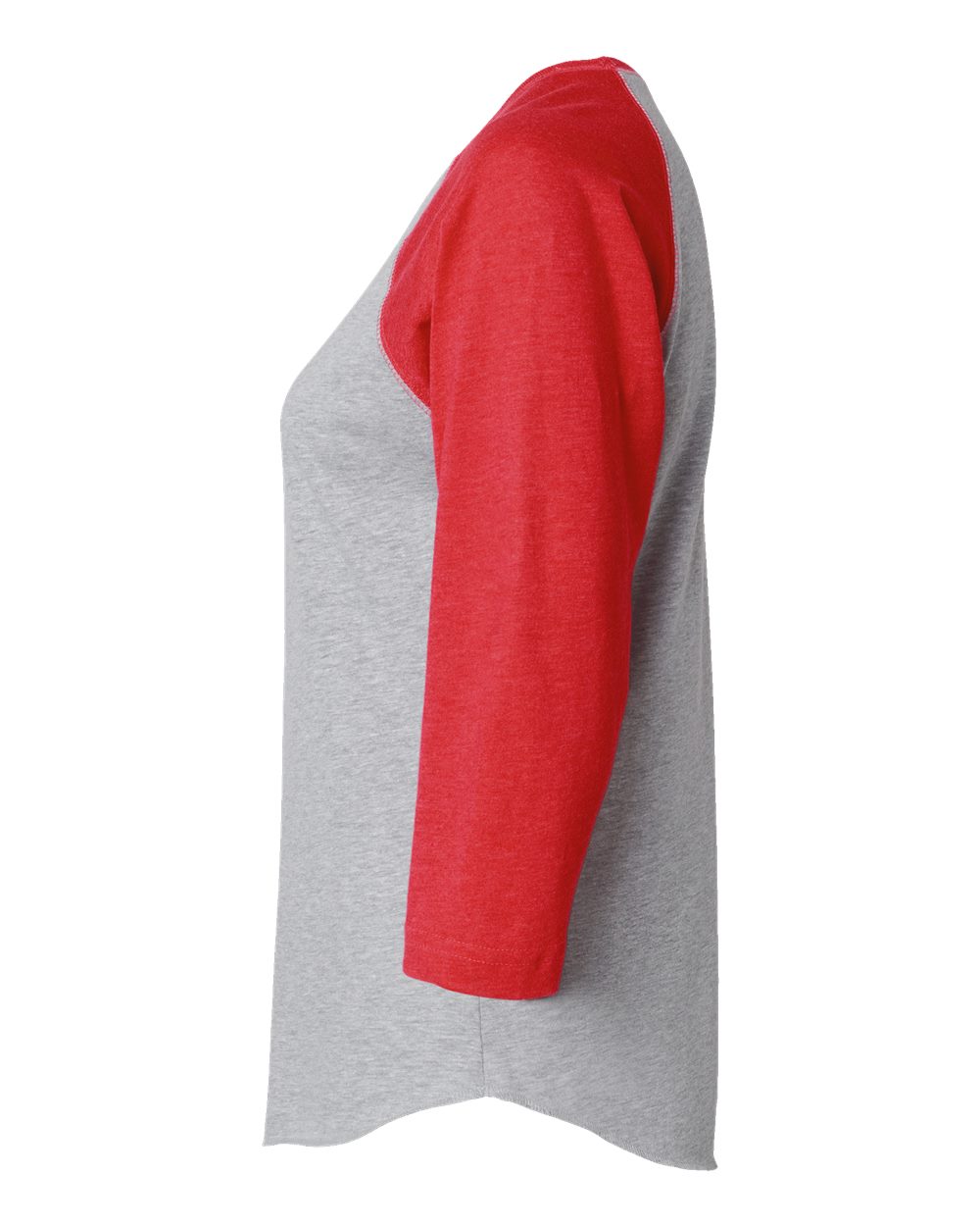 Women's Baseball Fine Jersey Three-Quarter Sleeve Tee - 3530 54