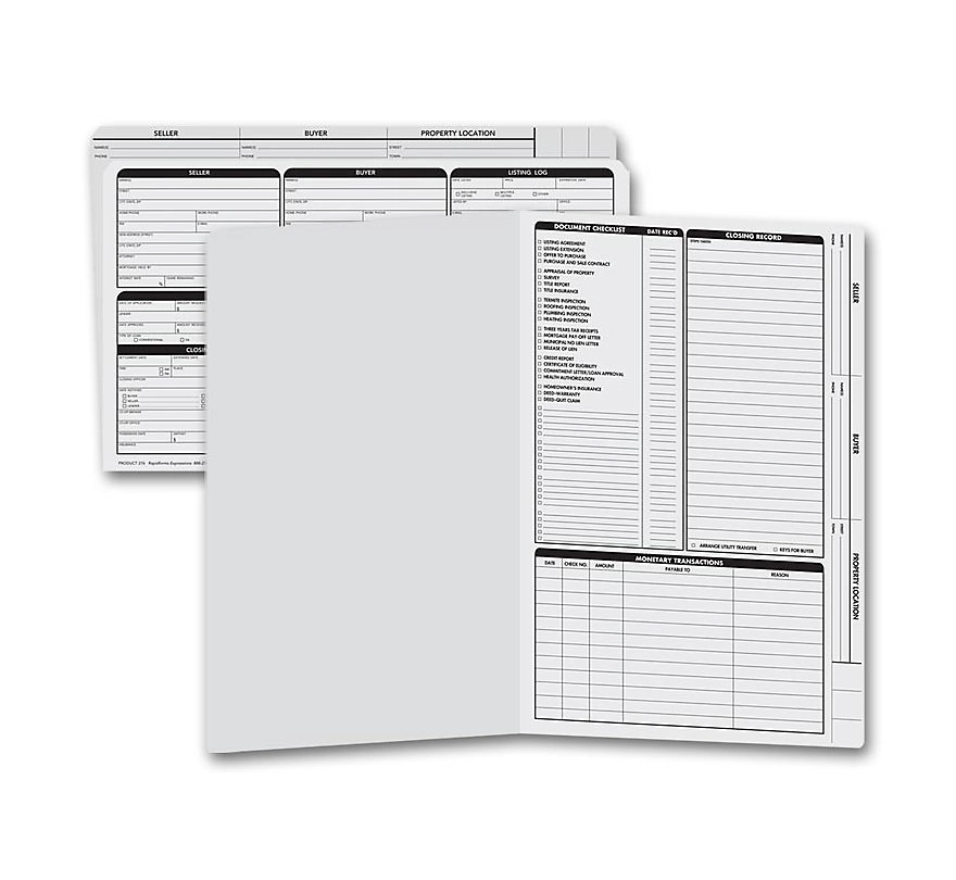 Legal size real estate folder 4