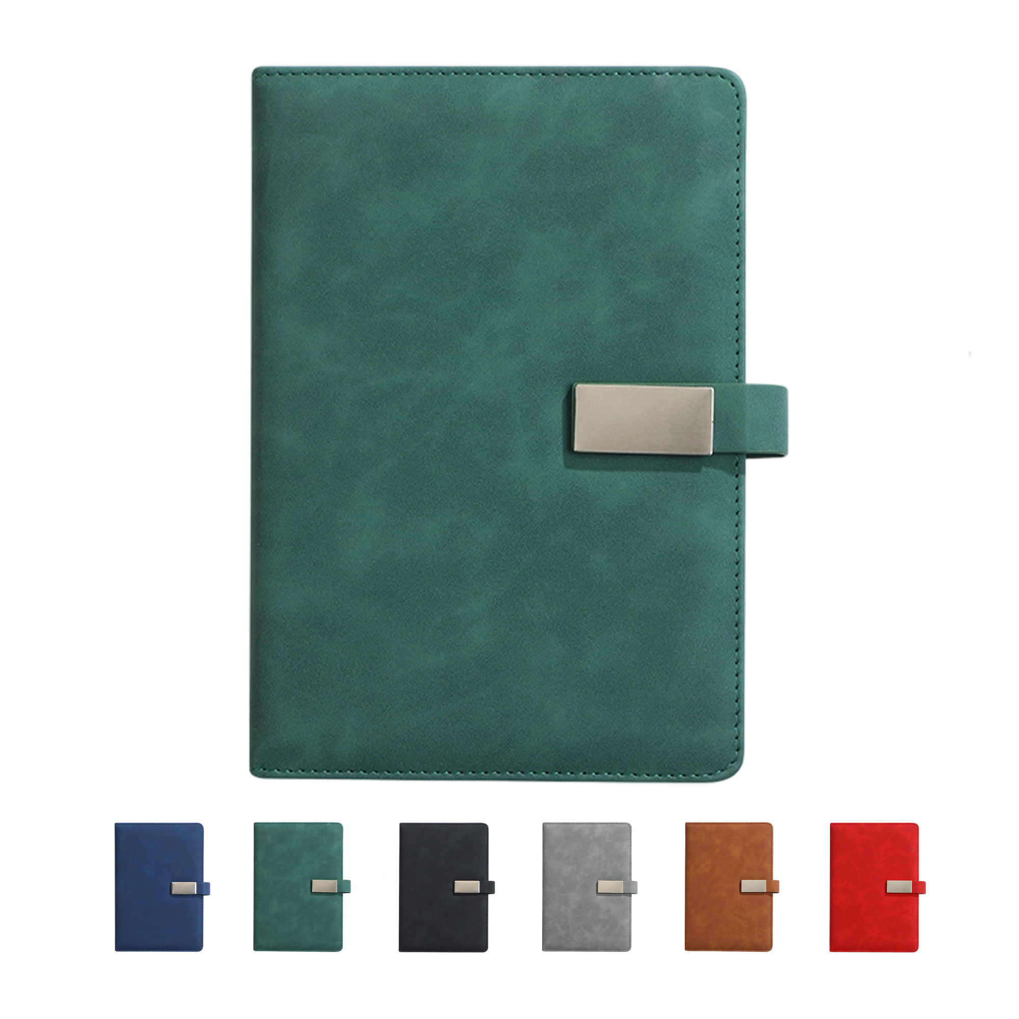 A5 Leather Note Journal Set With Writing Pen 6" By 8.3" Two Hundred Page 8