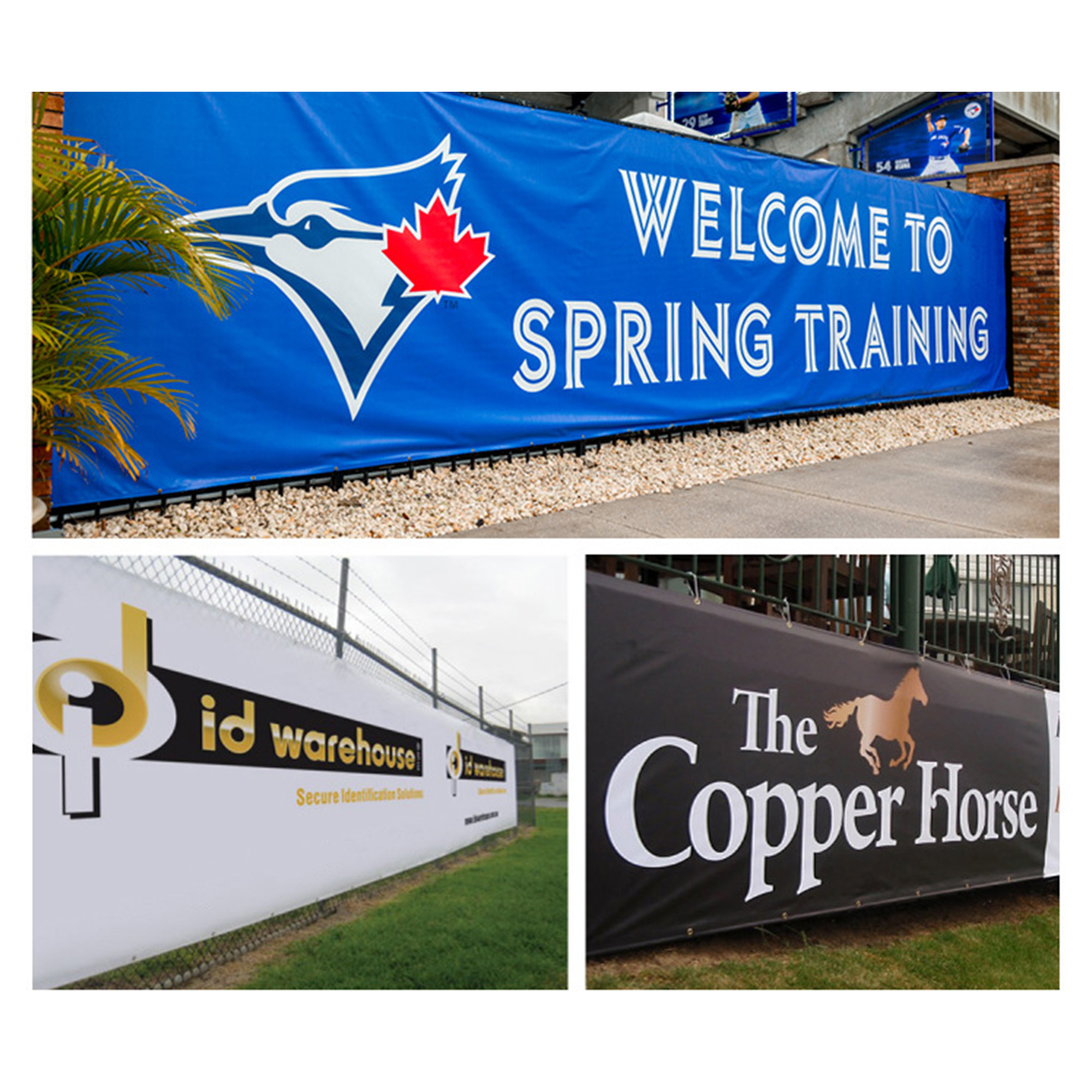 12' x 5' Outdoor Windproof Colorful Advertising Banner 1